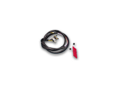 Early-Style Handlebar Wiring Harness Kit Left Side, Chrome Switch and Caps