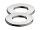 1/4" AN Flat Washer Chrome