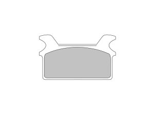 Road Platinum Mid-Metallic Brake Pads Organic Rear