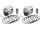 Forged Piston Kit for Sportster Engines Stroke 4,250" Bore 3,503" (88,9762 mm ), Positive Dome +19cc 11:1 +.005 mm 1340 ccm (80 cui)
