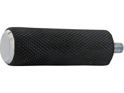Knurled Rubber Shift/Brake Peg Chrome