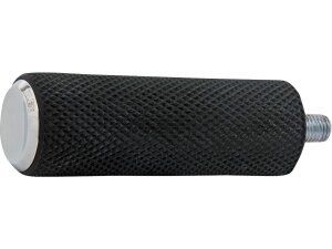 Knurled Rubber Shift/Brake Peg Chrome