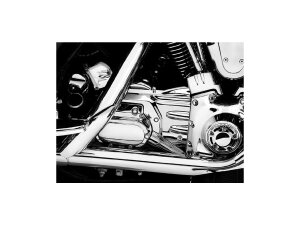 Transmission Shroud Oil Line Cover and Transmission Shroud Chrome