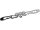 Custom Billet Shifther Linkage 3 Skull Design Chrome