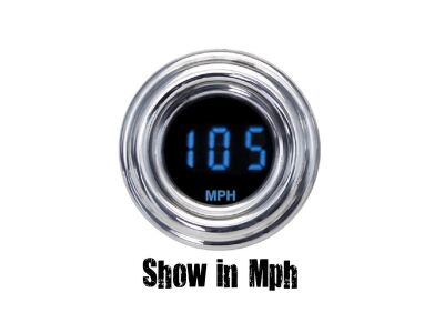 Mini Speedometer Scale: km/h; Scale Color: black Chrome 48.26 mm