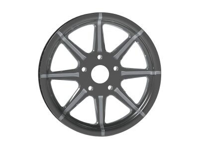 Velocity Belt Pulley Black 1" 66 teeth