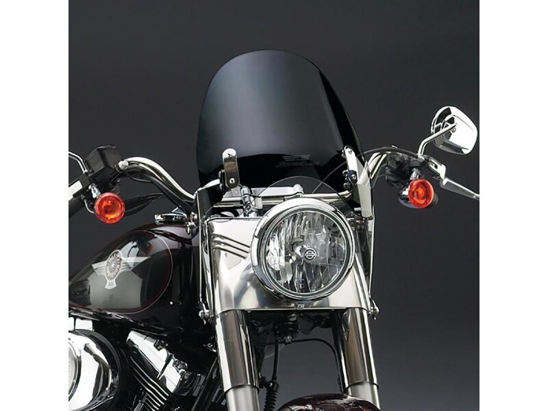 SwitchBlade Deflector Quick Release Windshield Height: 14,5", Width: 13,5" Light Smoke