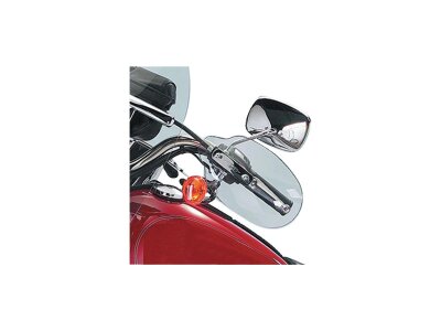 Handlebar Mount Wind Deflectors Light Smoke