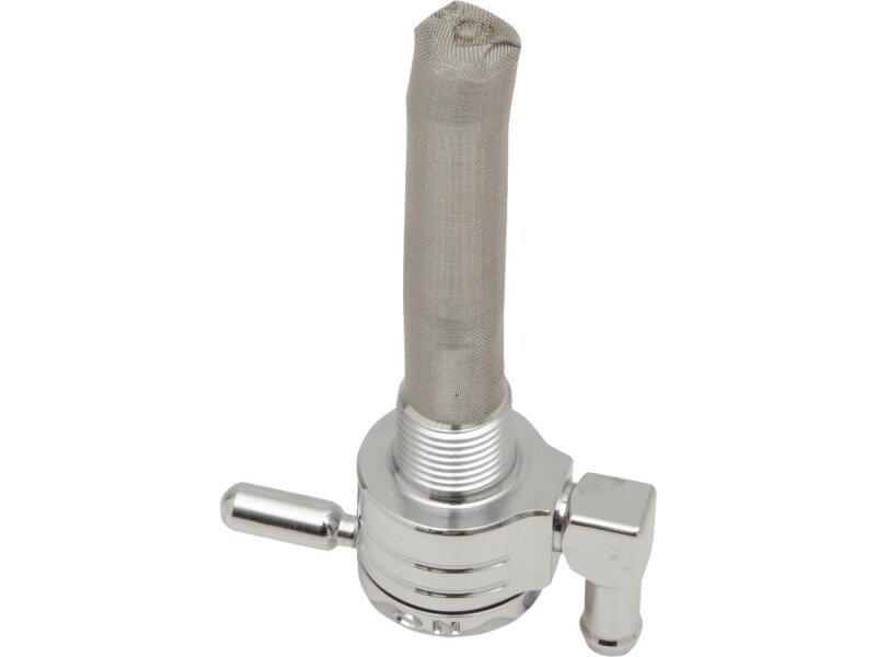 3/8" NPT Fuel Valve Down Facing Outlet Chrome