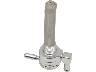 3/8" NPT Fuel Valve Down Facing Outlet Chrome
