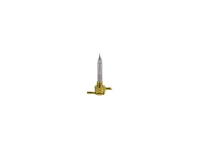 3/8" NPT Fuel Valve Straight Outlet Brass Polished