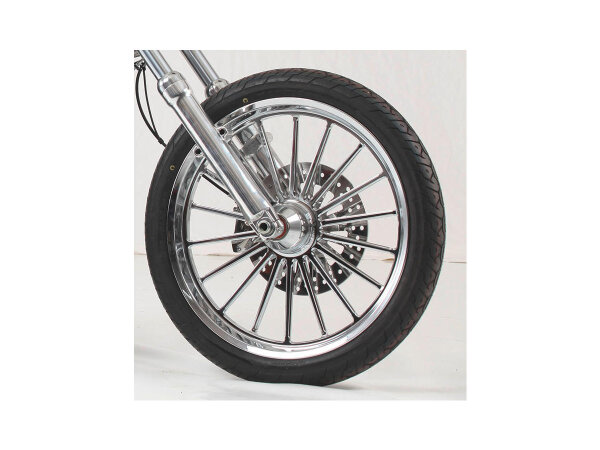 Nitro-18 Belt Pulley Chrome 1" 66 teeth
