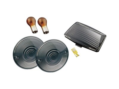 Turn Signal and Fender Tip Lens Kit Smoke Rear