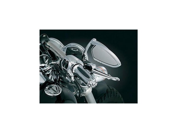 Zombie Grips With Throttle Boss Chrome 1" Throttle...