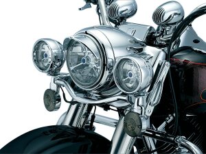 7" Headlight Visor Chrome