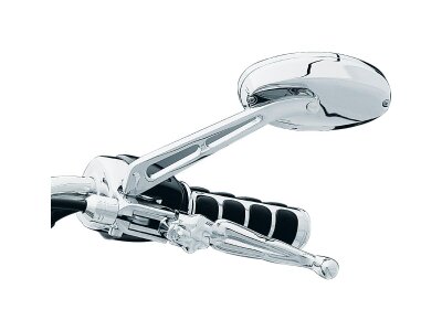 Ellipse Mirror Flat glass Chrome