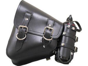 Left Side Bag with Fuel Bottle Black Left