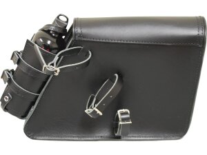 Left Side Bag with Fuel Bottle Black