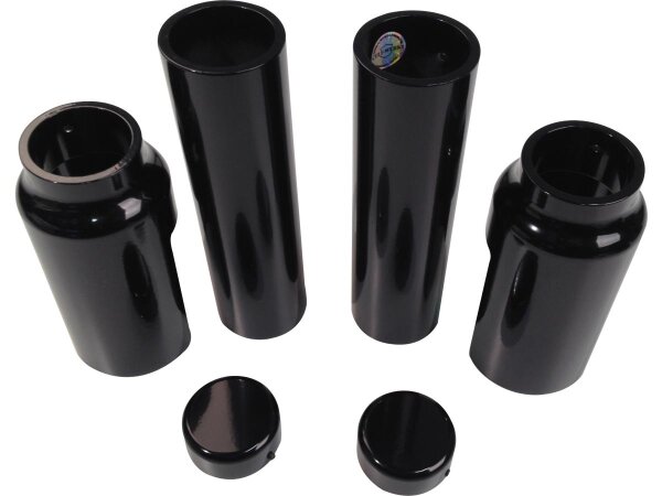 6-Piece Fork Covers with lower Fork Aluminum Covers Plain...