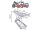 EH 400 Motorcycle Lift Red