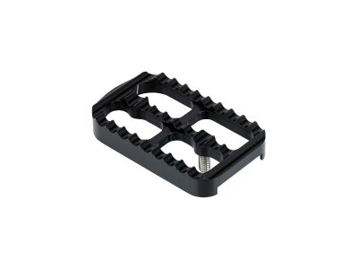 Serrated Serrated Brake Pedal Covers Black, Anodized