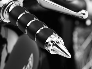 Stiletto Grip End Caps Chrome