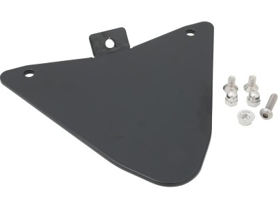Solo Seat Plate Black Powder Coated