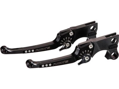 Good Guys Adjustable Brake and Clutch Lever Kit Black Anodized Cable Clutch