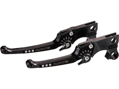 Good Guys Adjustable Brake and Clutch Lever Kit Black Anodized Cable Clutch