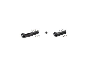 Good Guys Adjustable Brake and Clutch Lever Kit Black Silver Anodized Cable Clutch