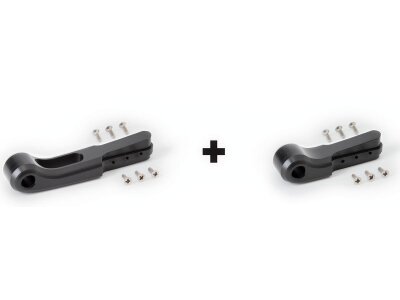 Good Guys Adjustable Brake and Clutch Lever Kit Black Anodized Hydraulic Clutch