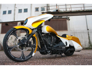 26" Daytona Steel Front Fender for Touring For 26" Wheel Raw