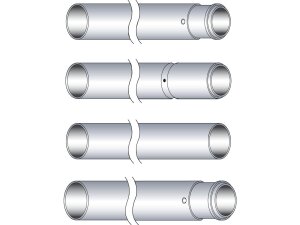 41mm Hard Chrome Fork Tubes FL Stock/FLST -2"/FXST...