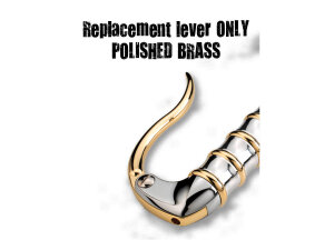 Retro Inverted Handlebar Control Replacement Lever Brass...