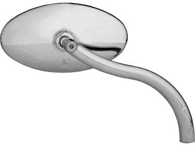Softbend Smooth Cat Eye Mirror Chrome