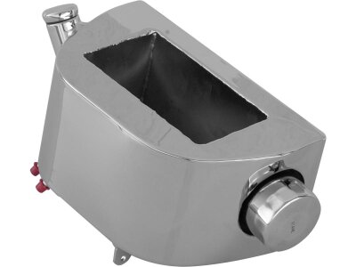 Custom Oil Tank with spin-on filter Chrome