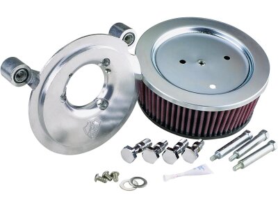 Big Sucker Stage II Air Cleaner Without Air Cleaner Cover, Red Pre-Oiled Filter Aluminium Raw