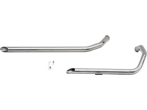 Rigid Frame Shotgun Slash Cut Drag Pipes for Sportster...