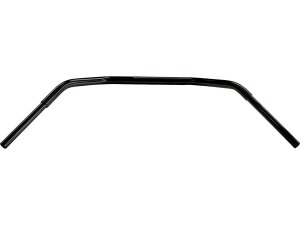 1 1/4" Fat Dirty Bar Handlebar with 1 1/4" Clamp Diameter Dimpled 5-Hole Black Powder Coated 1 1/4"