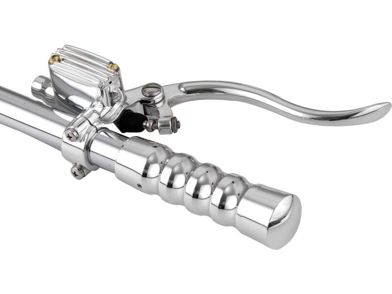 Deluxe Brake Master Cylinder Kit Aluminium Polished Lever and Master Cylinder Cover Aluminium Polished 12 mm 1" Single Disc