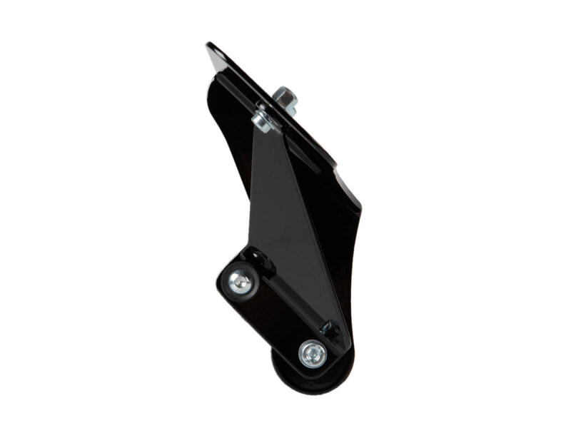Short Side Mount License Plate Bracket Black Gloss