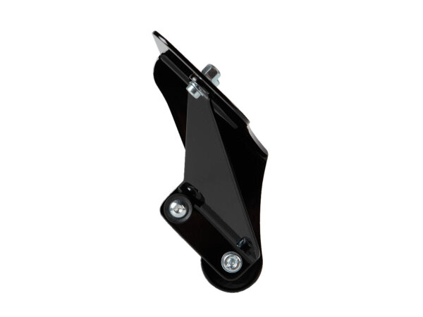 Short Side Mount License Plate Bracket Black Gloss