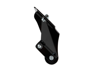 Short Side Mount License Plate Bracket Black Gloss