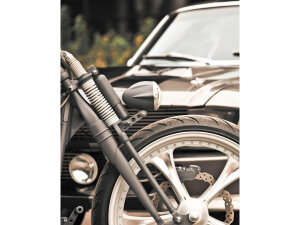 Low Headlight Bracket for Springer Lowering headlamp Polished