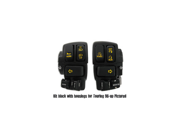 Backlit Hand Control Switch Kit Chrome
