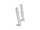 Deep-Cut Hot Legs Fork Lower Legs Chrome Dual Disc