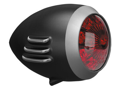 Unbreakable LED Taillight without Mounting Bracket Aluminum Bi-Color Satin Red LED