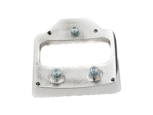Mid-Mount License Plate Base Plate Adapter Aluminium...