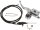 Hydraulic Clutch Conversion Kit With 80" hose Chrome 1" Hydraulic Clutch