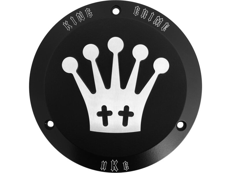 Point Cover King Crime, 3-hole Black Satin